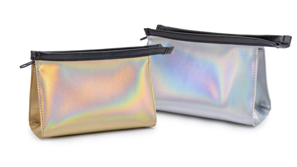 Holographic P Toiletry Bag