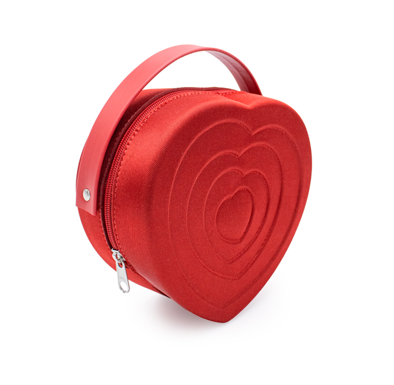 Bolsa Coração com Alça de Mão
