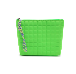 Necessaire com textura Quadriculada Moldada