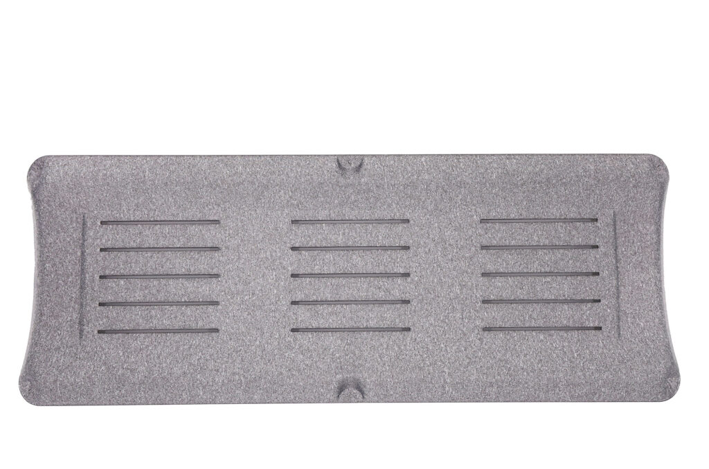 Cobertura para Módulo Eletrônico Veicular em EcoPET com Ventilação e Revestimento