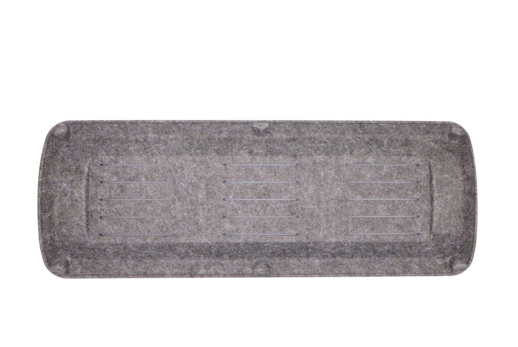 Cobertura para Módulo Eletrônico Veicular em EcoPET com Ventilação e Revestimento