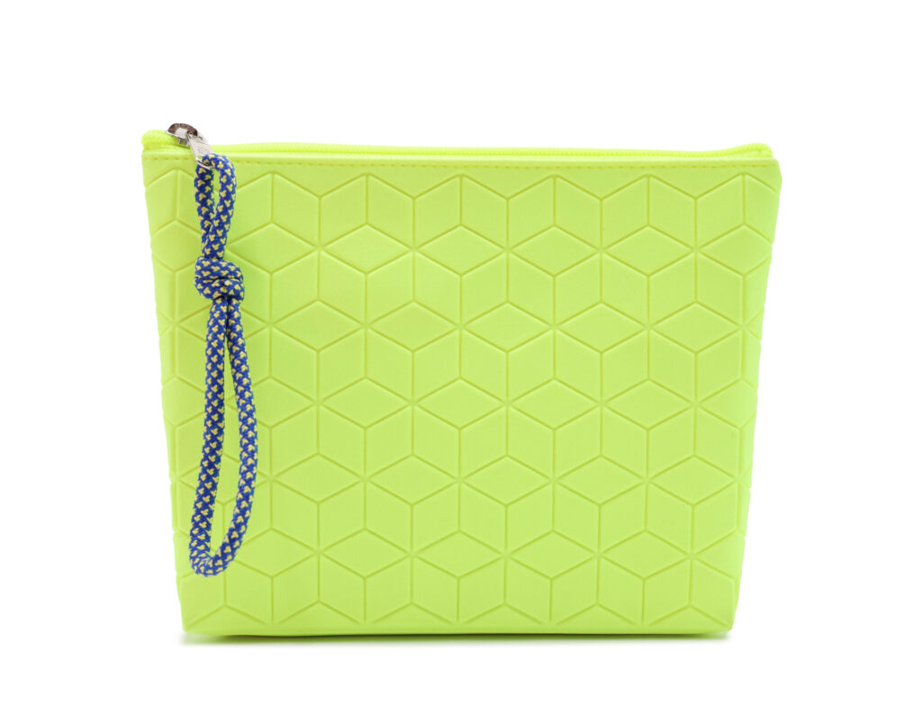 Necessaire com textura Cuboide Moldada