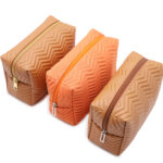 Necessaire Chevron em Relevo