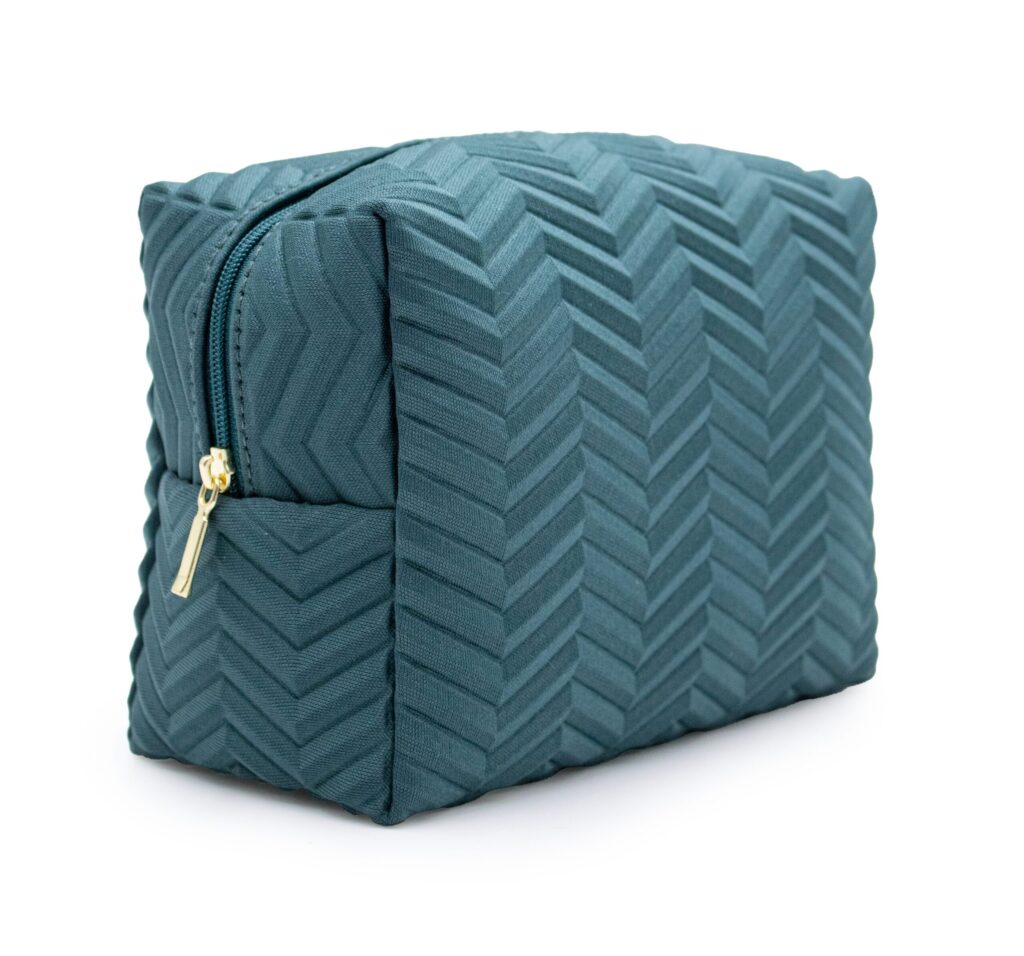 Necessaire Chevron em Relevo
